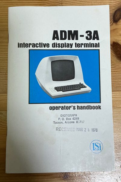 ADM-3A Interactive Display Terminal