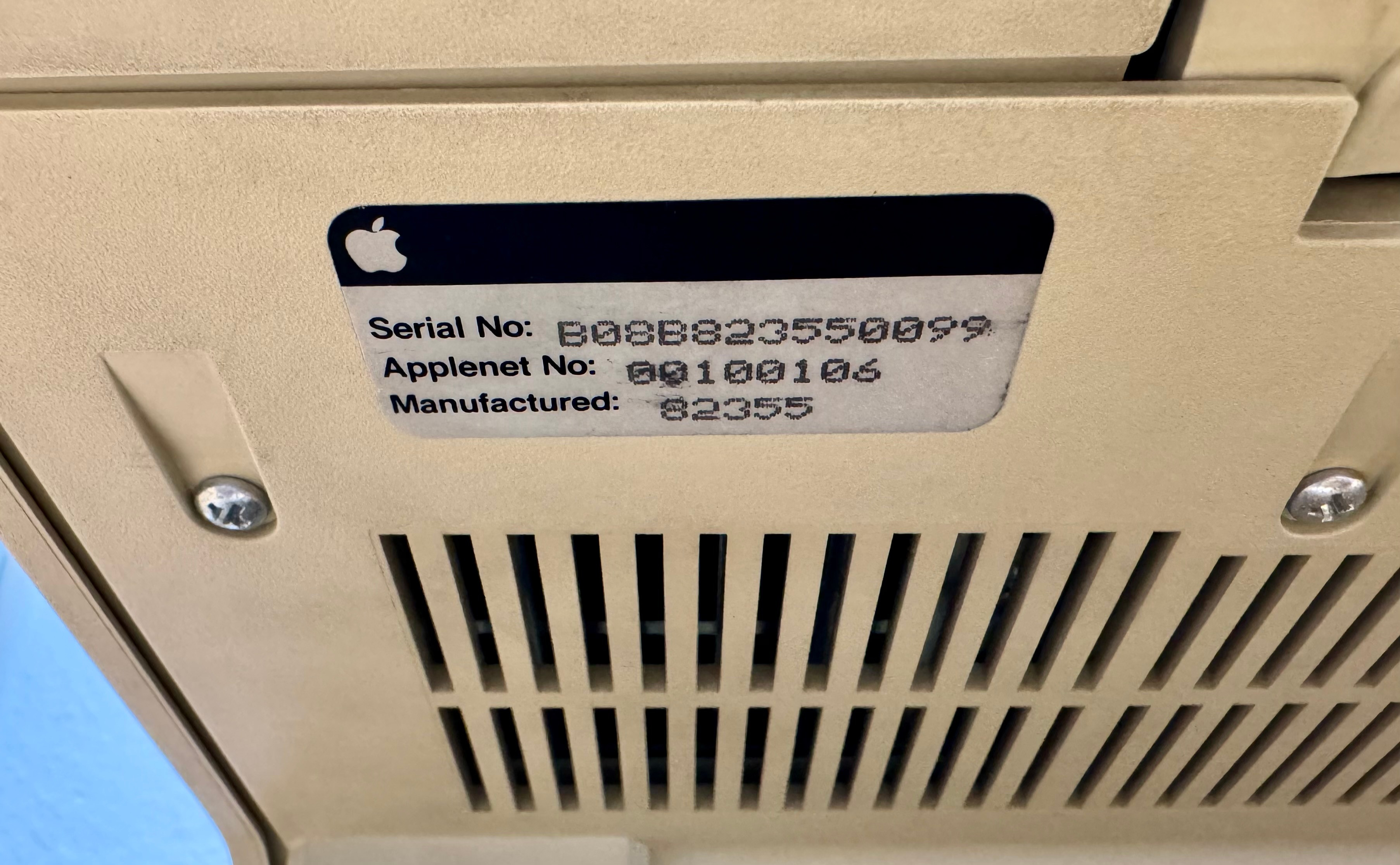 Apple Lisa 2 (Early Serial, converted from Lisa 1) 3