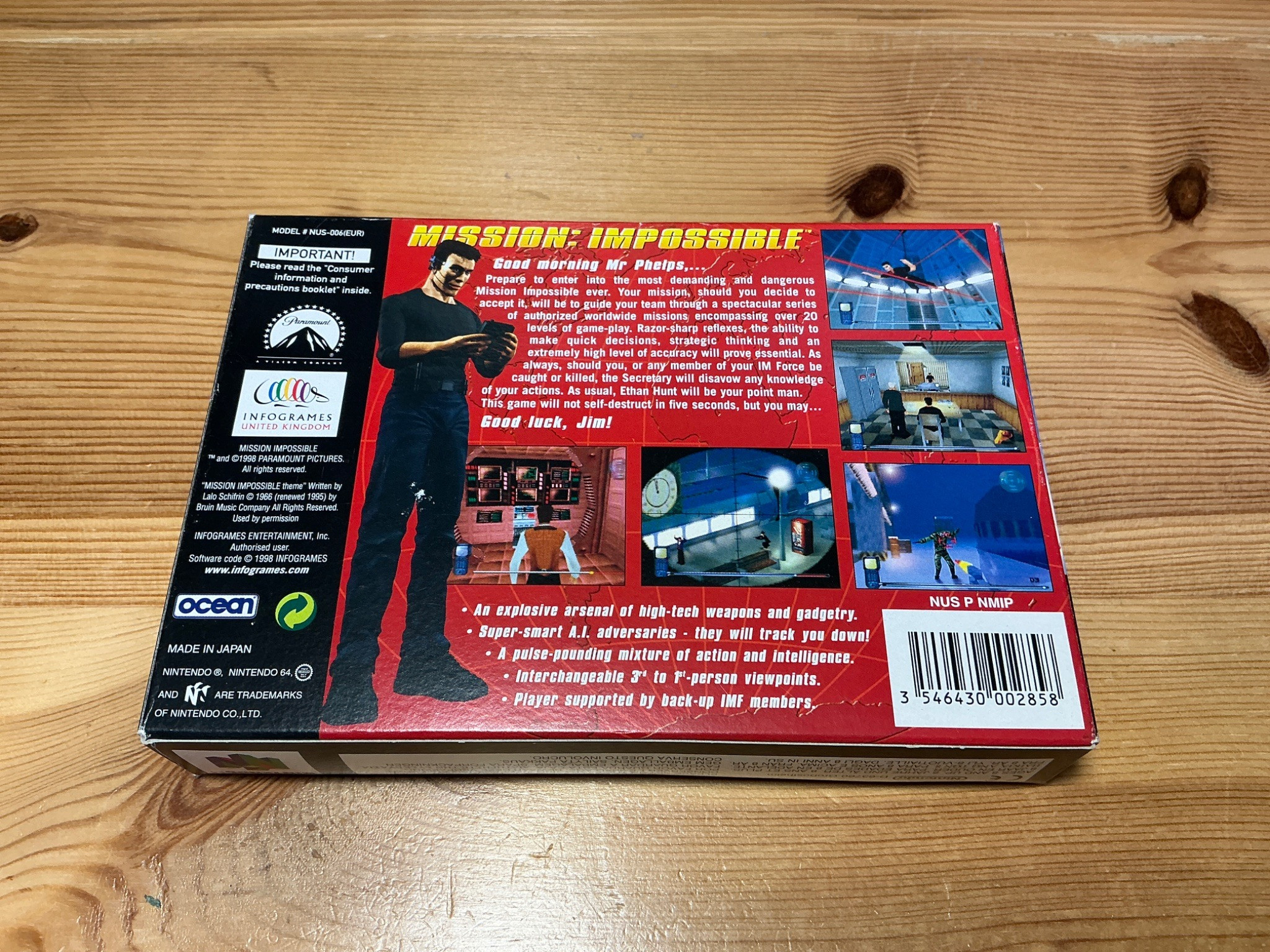 Mission: Impossible Nintendo 64 PAL 2
