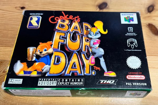 Conker's Bad Fur Day Nintendo 64 PAL
