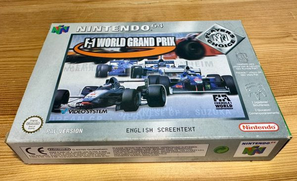 Nintendo 64 F-1 World Grand Prix Players Choice PAL Version