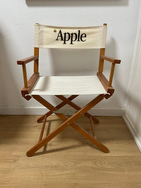 Apple Director's Chair with Rainbow Logo