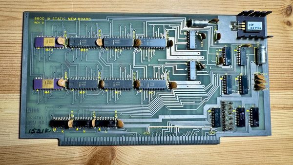Altair 8800 1K Static Memory Board