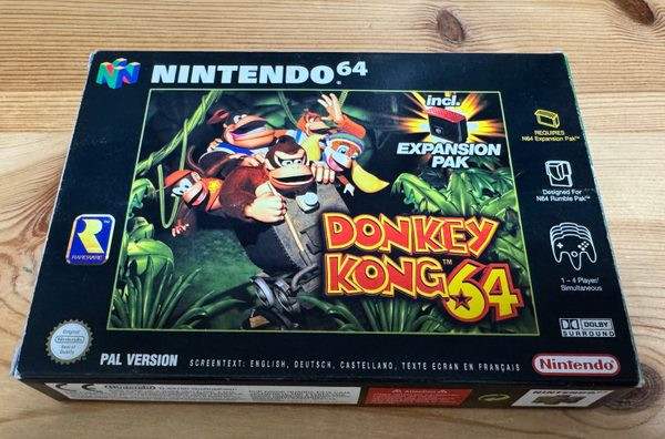 Donkey Kong 64 Nintendo 64 PAL Version